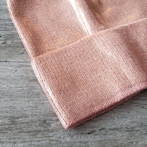 ELIZA Metallic Hat Beanie - Pink - Picture 4 of 8